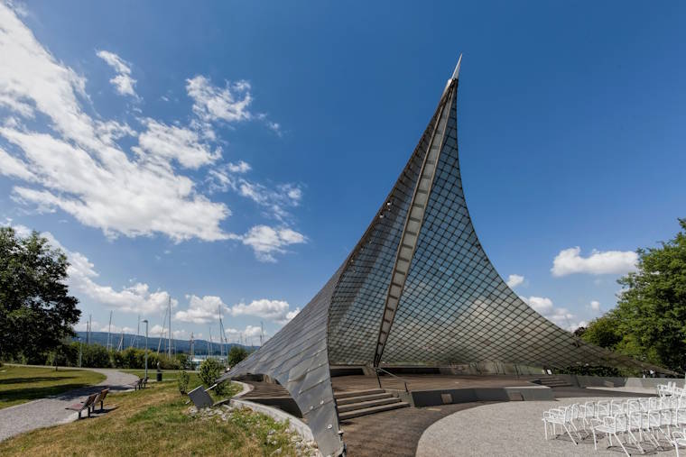 Konzertsegel in Radolfzell am Bodensee
