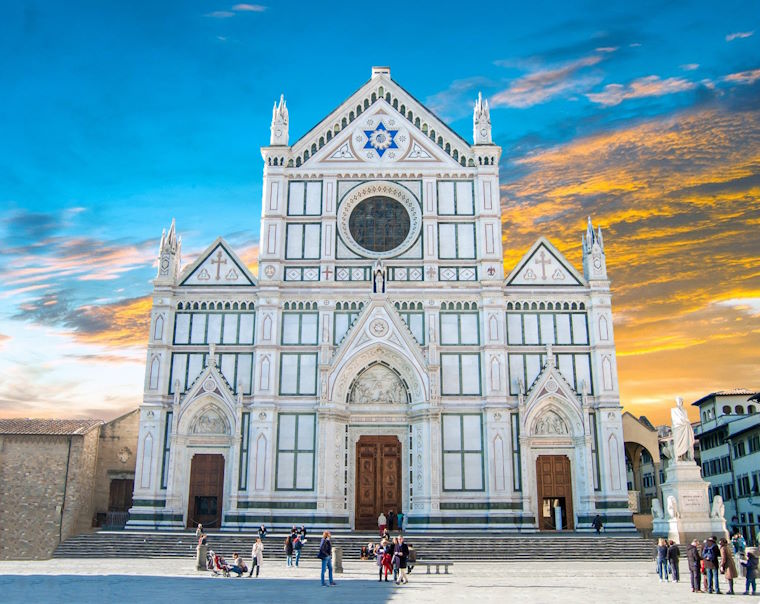 Basilica di Santa Croce, Firenze, Florence, Italy