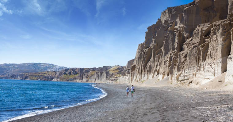 Strandurlaub auf Santorin