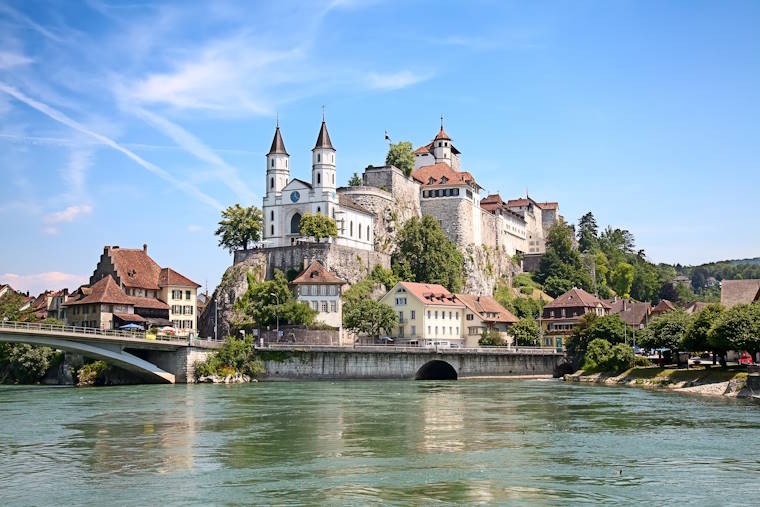 Aarburg im Aargau in der Schweiz