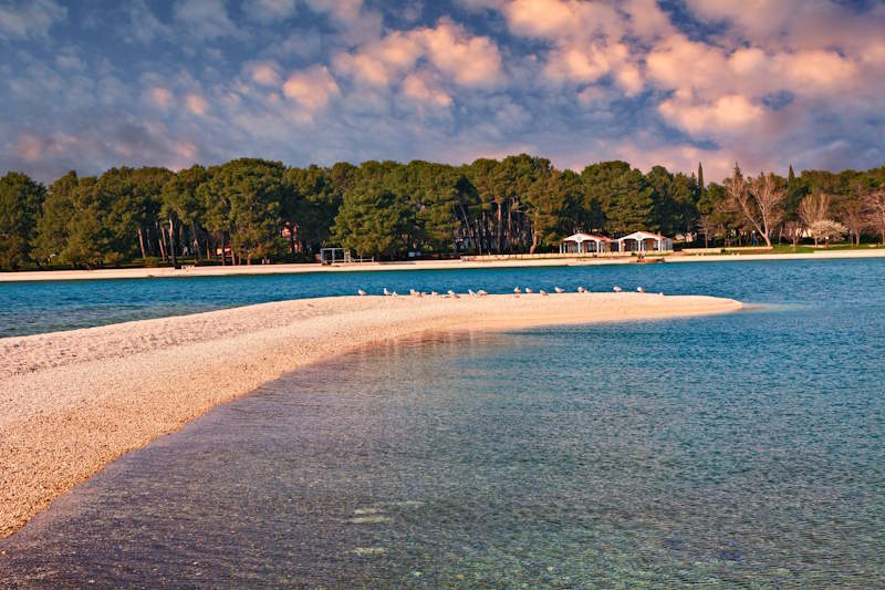 Strand Fazana, Istrien